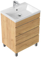 Waschtisch FELLINI S 60cm Eiche gold