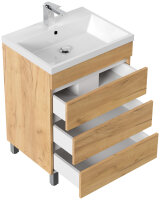 Waschtisch FELLINI S 60cm Eiche gold