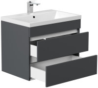 Waschtisch FELLINI 70cm Grafit SoftTouch