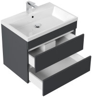 Waschtisch FELLINI 70cm Grafit SoftTouch