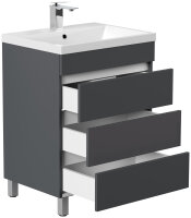 Waschtisch FELLINI S 70cm Grafit SoftTouch