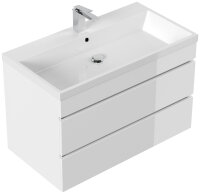 Waschtisch FELLINI 90cm weiß hochglanz