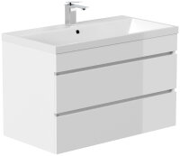 Waschtisch FELLINI 90cm weiß hochglanz