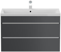 Waschtisch FELLINI 90cm Grafit SoftTouch