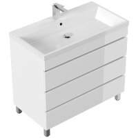 Waschtisch FELLINI S 90cm weiß hochglanz