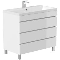 Waschtisch FELLINI S 90cm weiß hochglanz