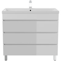 Waschtisch FELLINI S 90cm weiß hochglanz