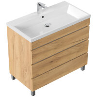 Waschtisch FELLINI S 90cm Eiche gold