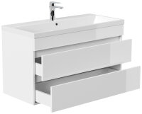 Waschtisch FELLINI 100cm weiß hochglanz