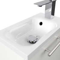 Waschtisch PIENI SlimLine 40cm weiß hochglanz