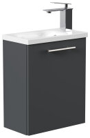 Waschtisch PIENI SlimLine 40cm Grafit SoftTouch