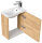 Waschtisch PIENI SlimLine 40cm Eiche gold
