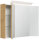 Spiegelschrank 80cm Eiche gold mit LED-Beleuchtung