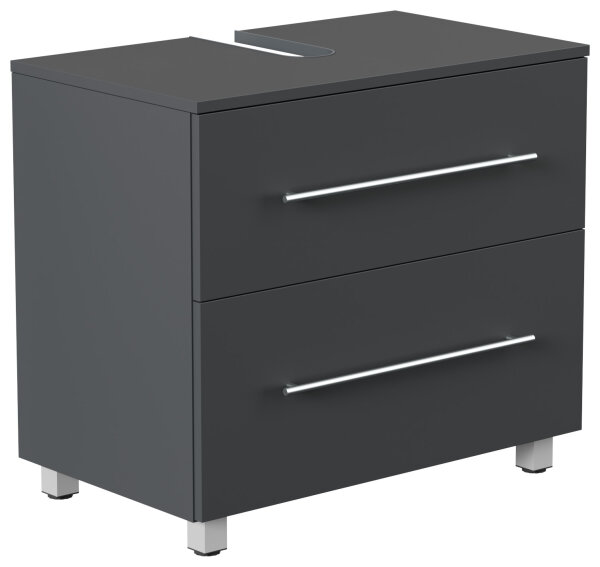 Waschbecken-Unterschrank MONDIAL 70cm Grafit SoftTouch