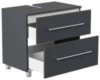 Waschbecken-Unterschrank MONDIAL 70cm Grafit SoftTouch