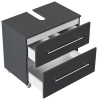 Waschbecken-Unterschrank MONDIAL 70cm Grafit SoftTouch