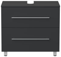 Waschbecken-Unterschrank MONDIAL 70cm Grafit SoftTouch