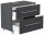 Waschbecken-Unterschrank MONDIAL 70cm Grafit SoftTouch
