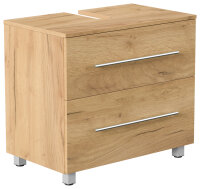 Waschbecken-Unterschrank MONDIAL 70cm Eiche gold