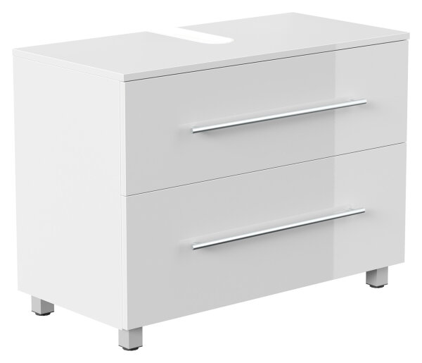 Waschbecken-Unterschrank MONDIAL 85cm weiß hochglanz