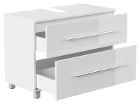 Waschbecken-Unterschrank MONDIAL 85cm weiß hochglanz