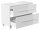 Waschbecken-Unterschrank MONDIAL 85cm weiß hochglanz