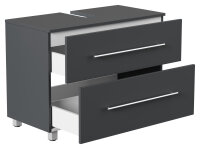 Waschbecken-Unterschrank MONDIAL 85cm Grafir SoftTouch