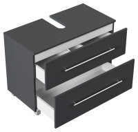 Waschbecken-Unterschrank MONDIAL 85cm Grafir SoftTouch