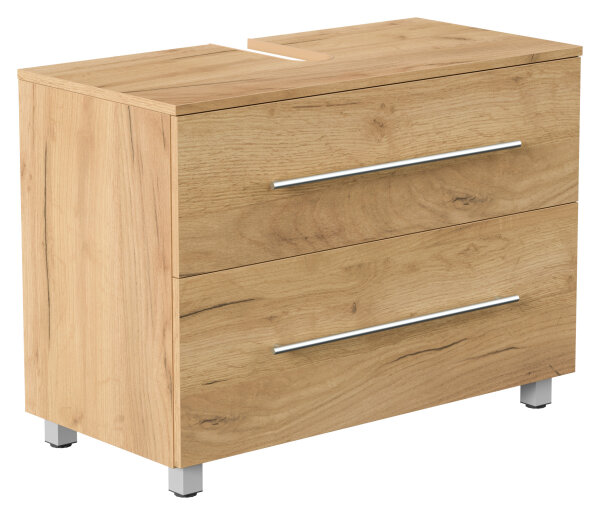 Waschbecken-Unterschrank MONDIAL 85cm Eiche gold