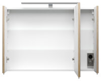 Spiegelschrank Sonoma-Eiche 90cm LED-Beleuchtung