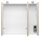 Spiegelschrank Eiche hell-Nb. 70cm mit LED-Beleuchtung