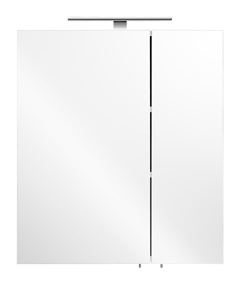 Spiegelschrank weiß 60cm LED-Beleuchtung