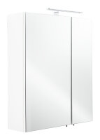 Spiegelschrank weiß 60cm LED-Beleuchtung